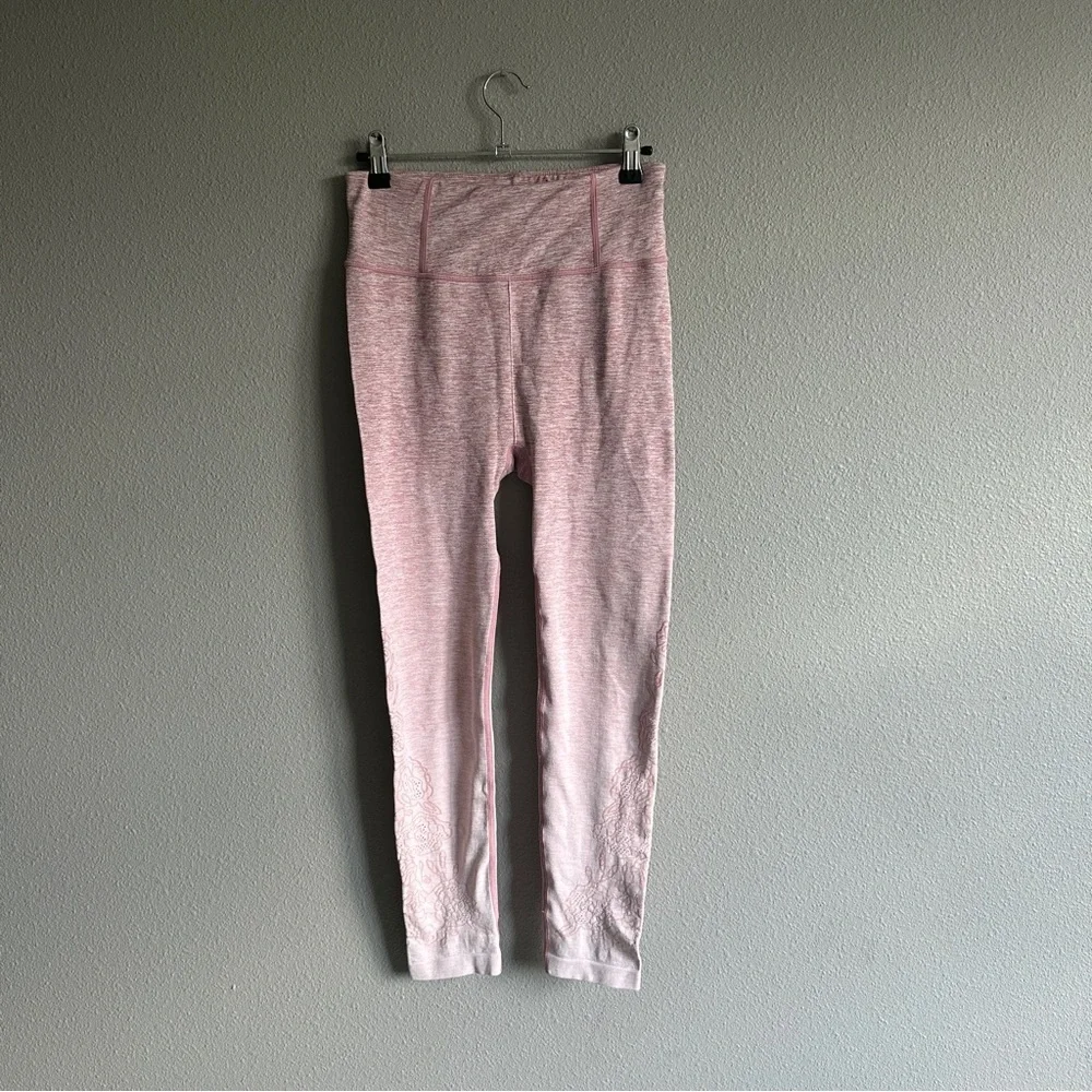 Calia Pink Laser-cut Matching Legging Set